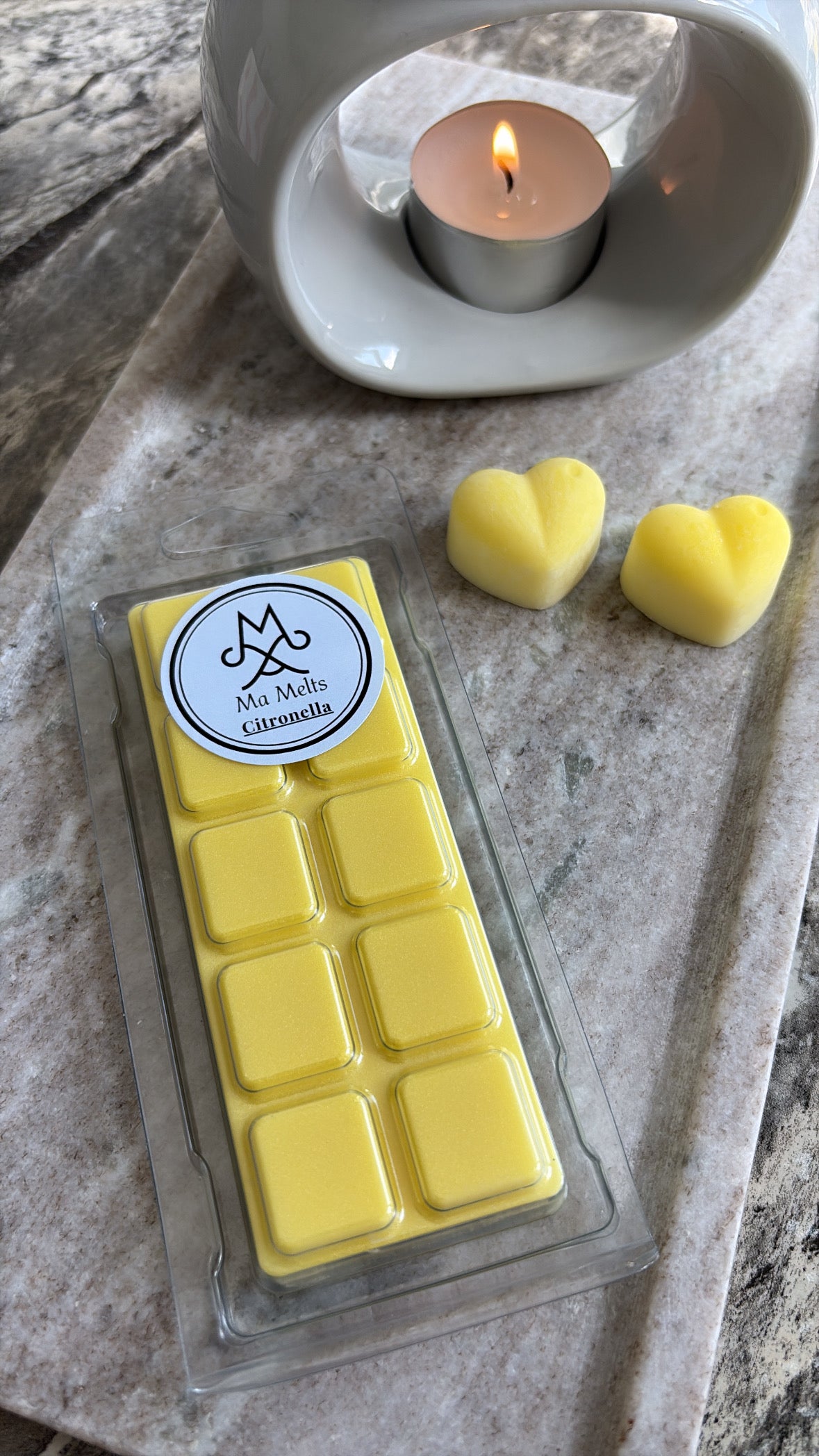 Citronella Fragranced Wax Melt Snapbar 50g