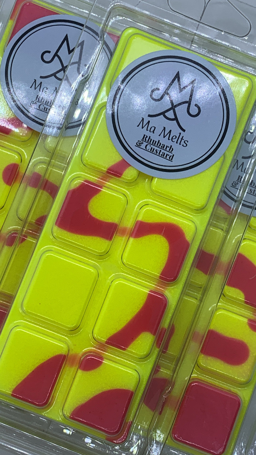 Rhubarb & Custard Fragranced Wax Melt Snapbar 50g