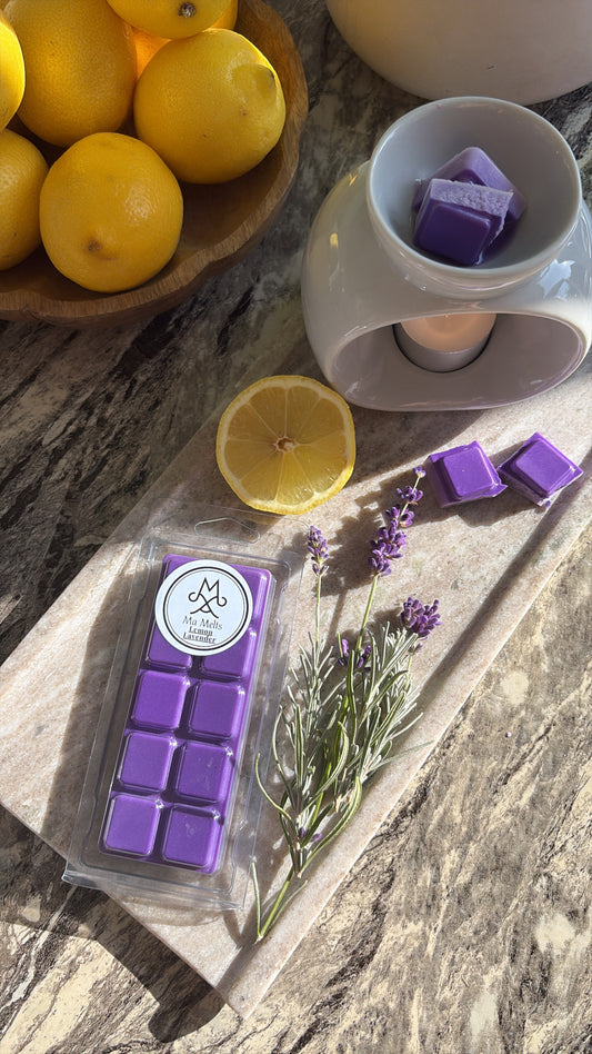 Lemon Lavender Fragranced Wax Melt Snapbar 50g