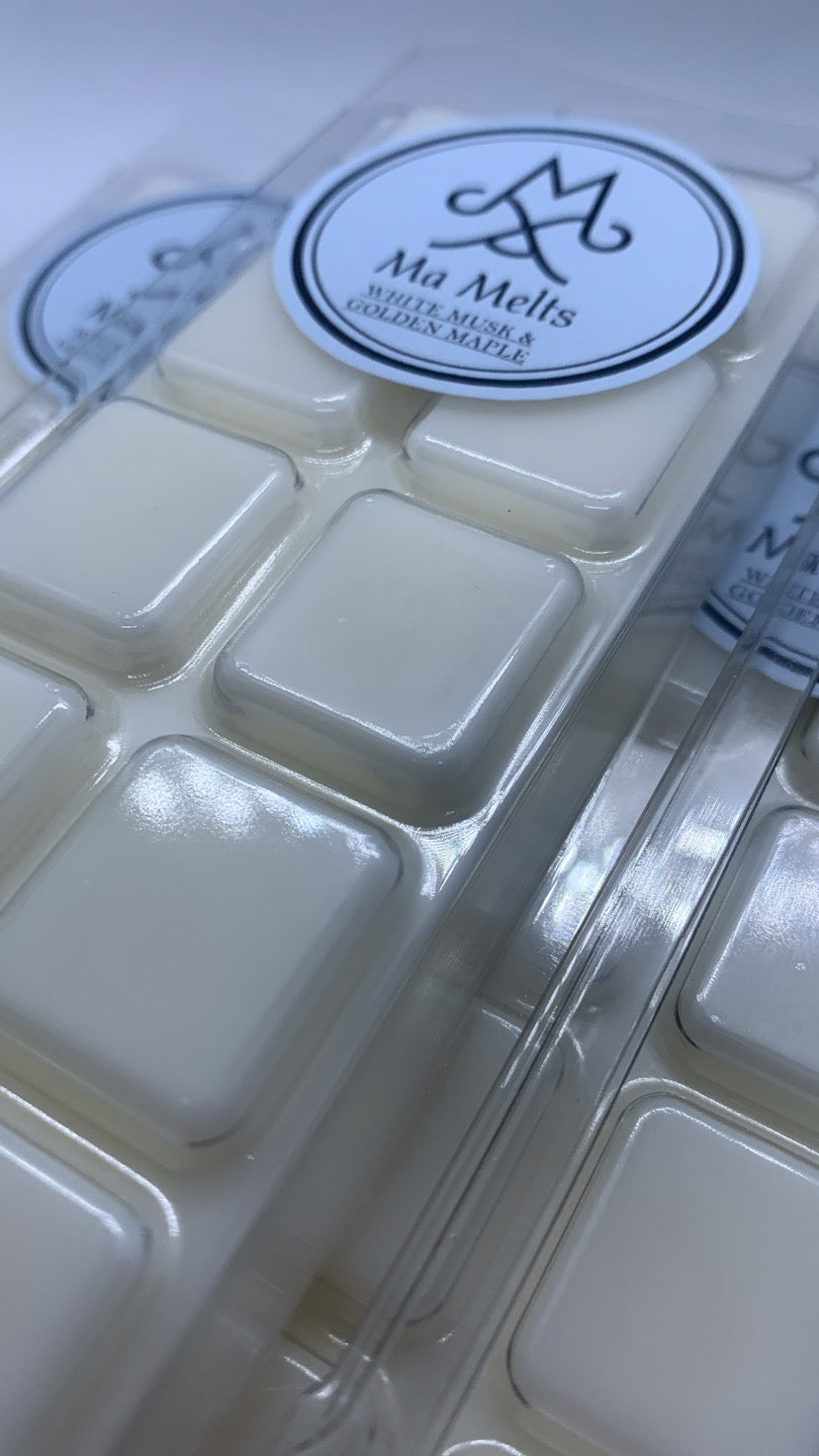 White Musk & Golden Maple Fragranced Wax Melt 50g