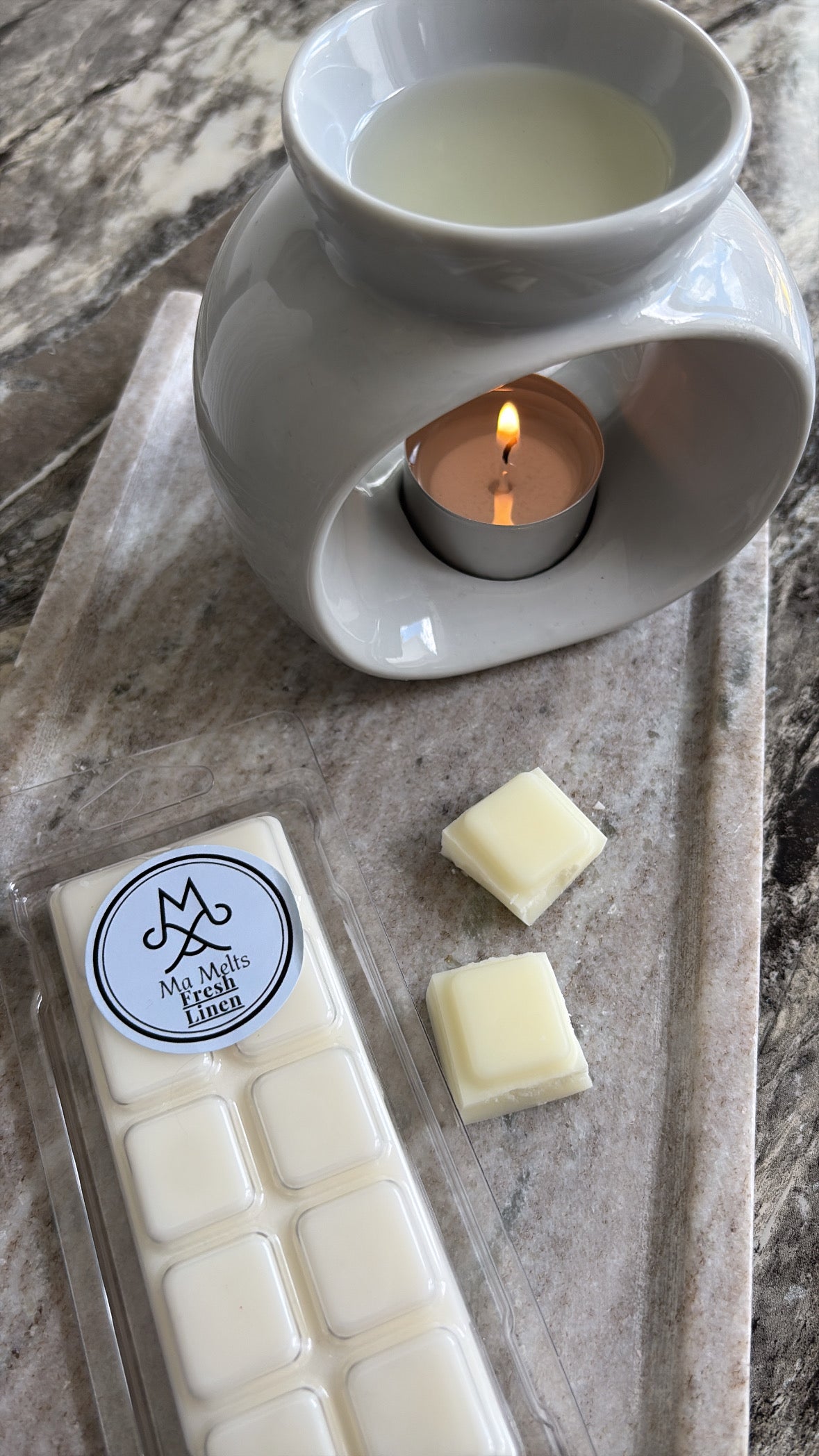 Fresh Linen Fragranced Wax Melt Snapbar 50g