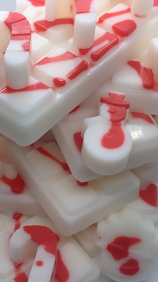 Candy Cane Christmas Fragranced Wax Melt 50g