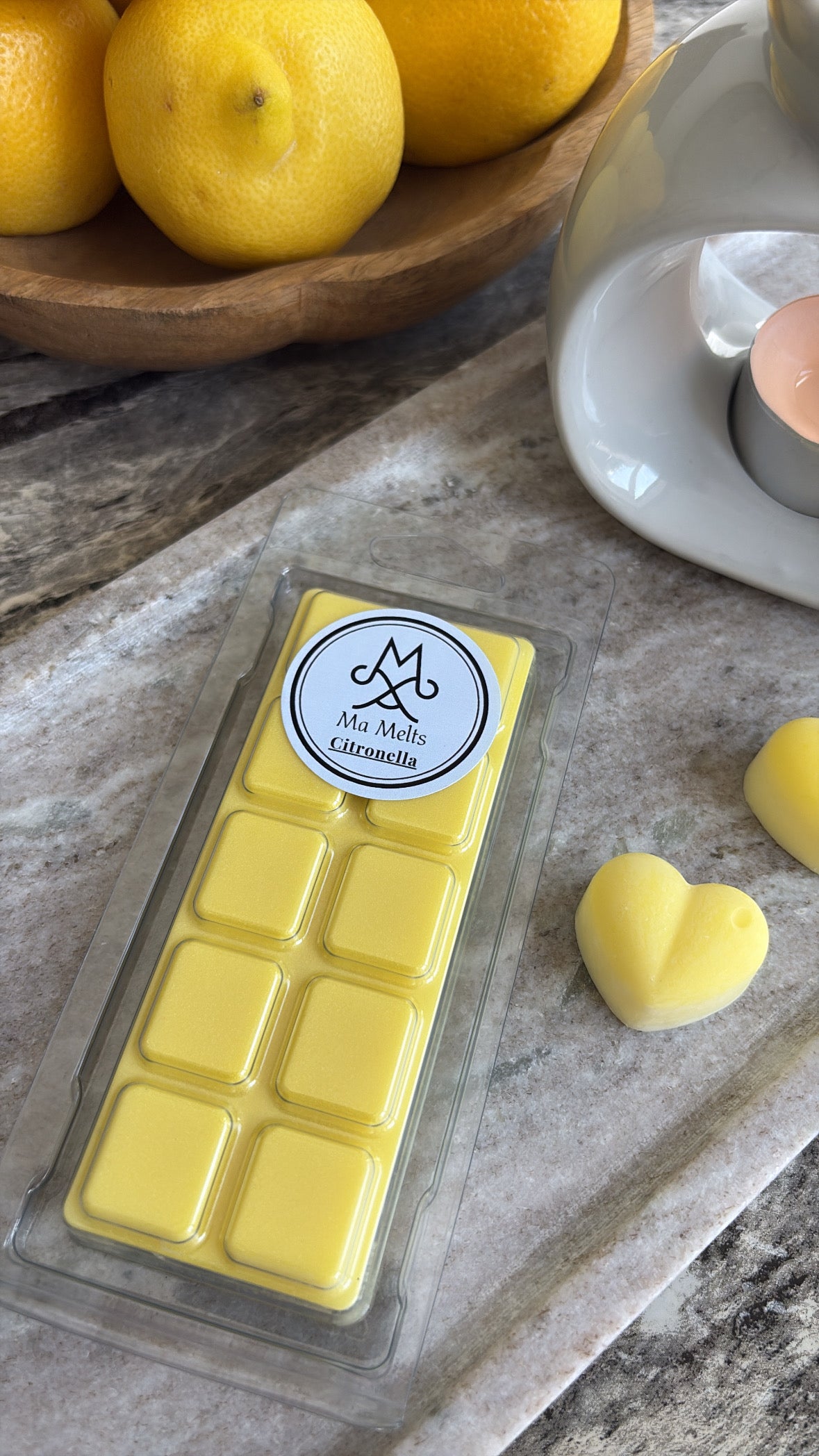 Citronella Fragranced Wax Melt Snapbar 50g