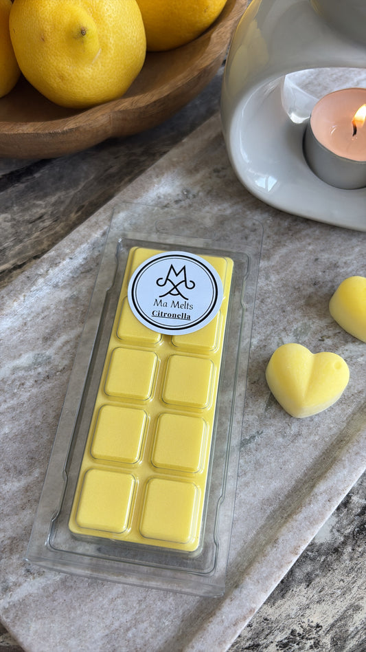 Citronella Fragranced Wax Melt Snapbar 50g