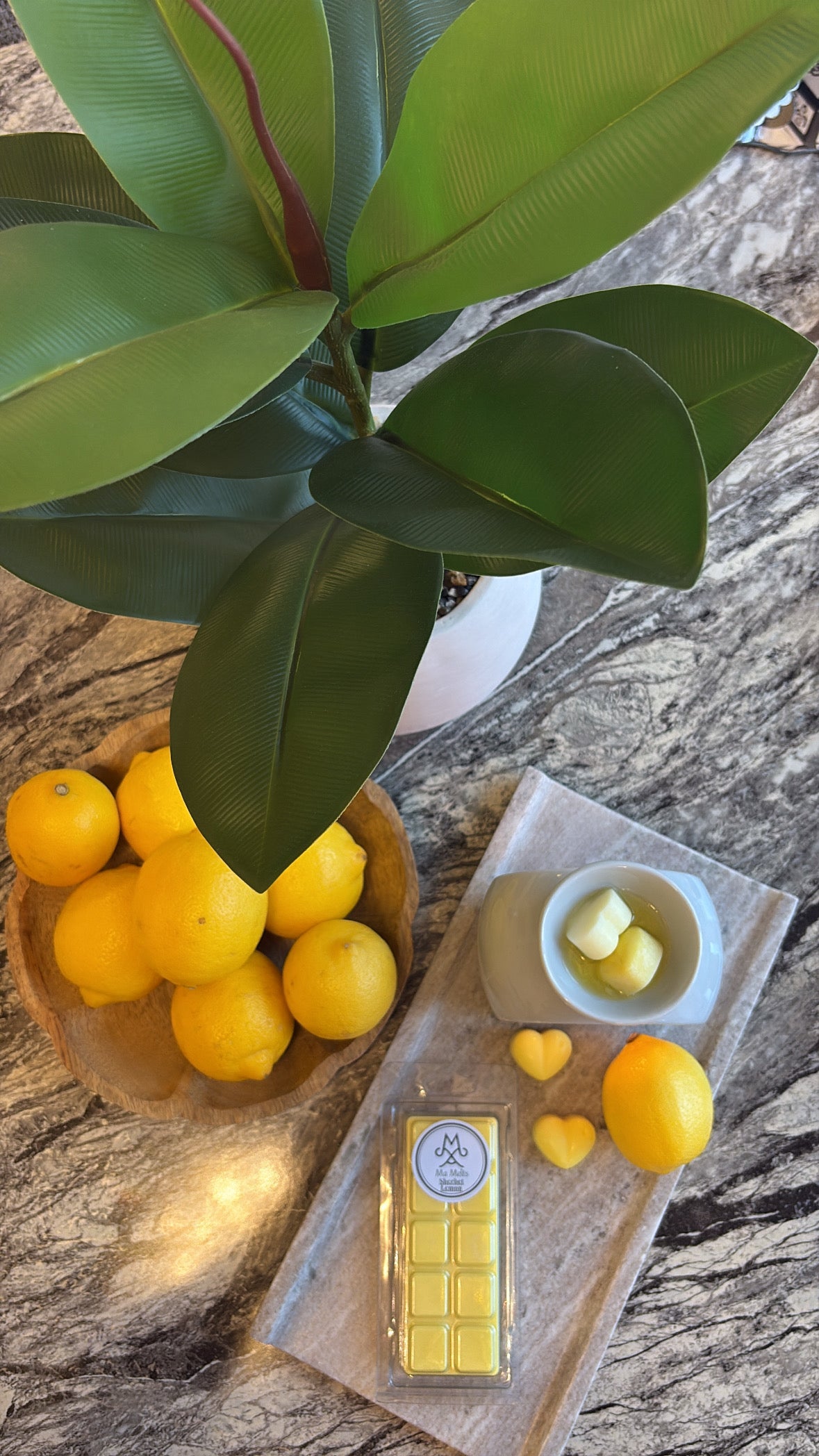 Sherbet Lemon Fragranced Wax Melt Snapbar 50g