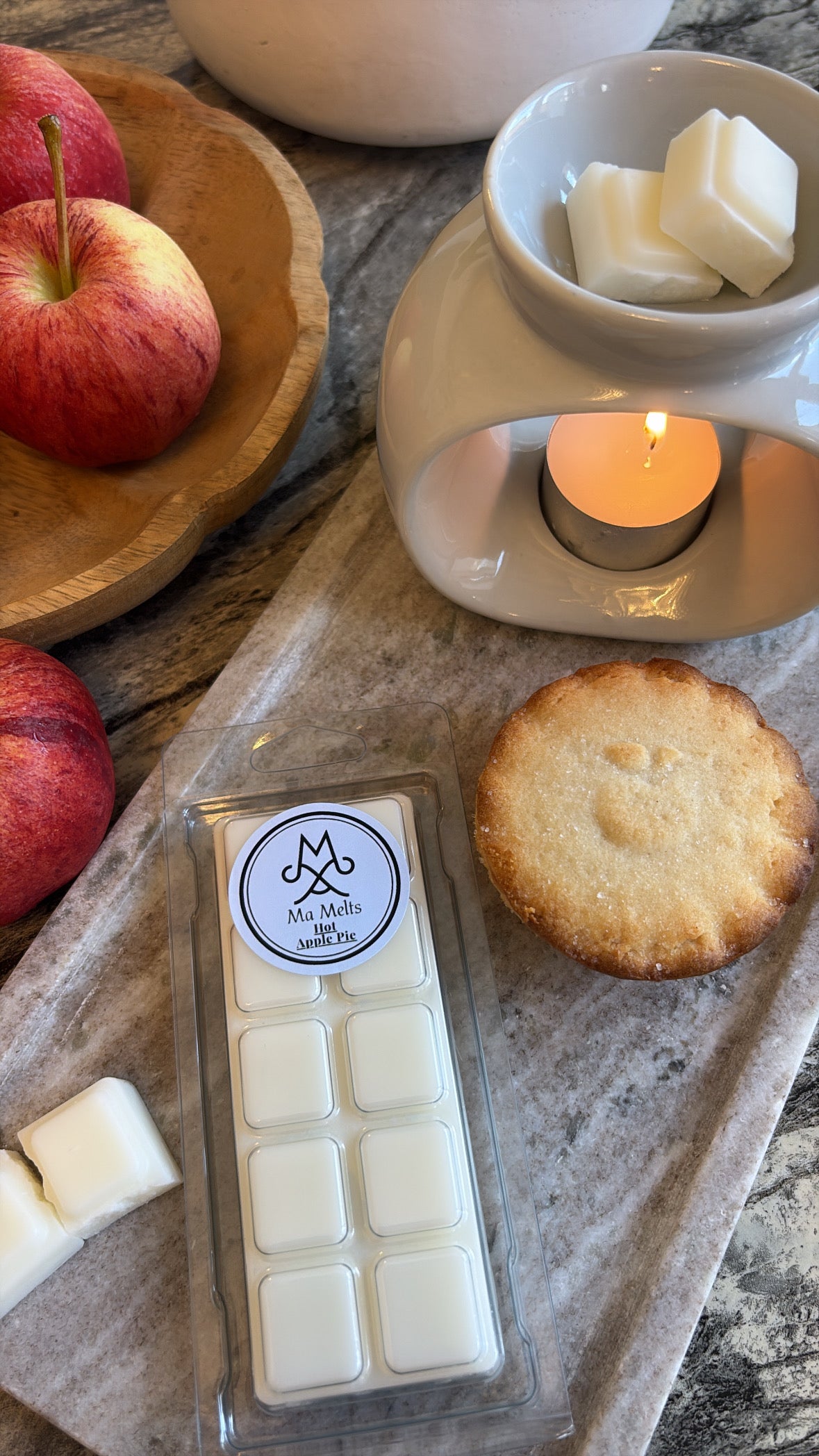 Hot Apple Pie Fragranced Wax Melt 50g