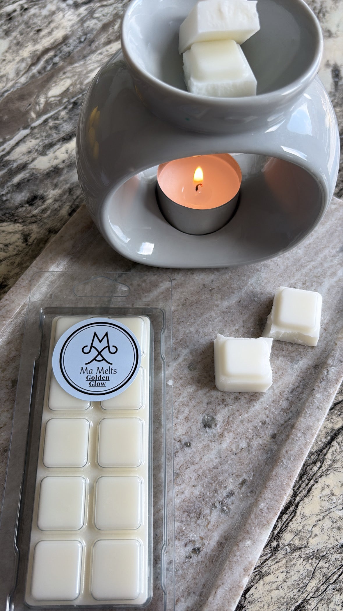 Golden Glow Fragranced Wax Melt Snapbar 50g