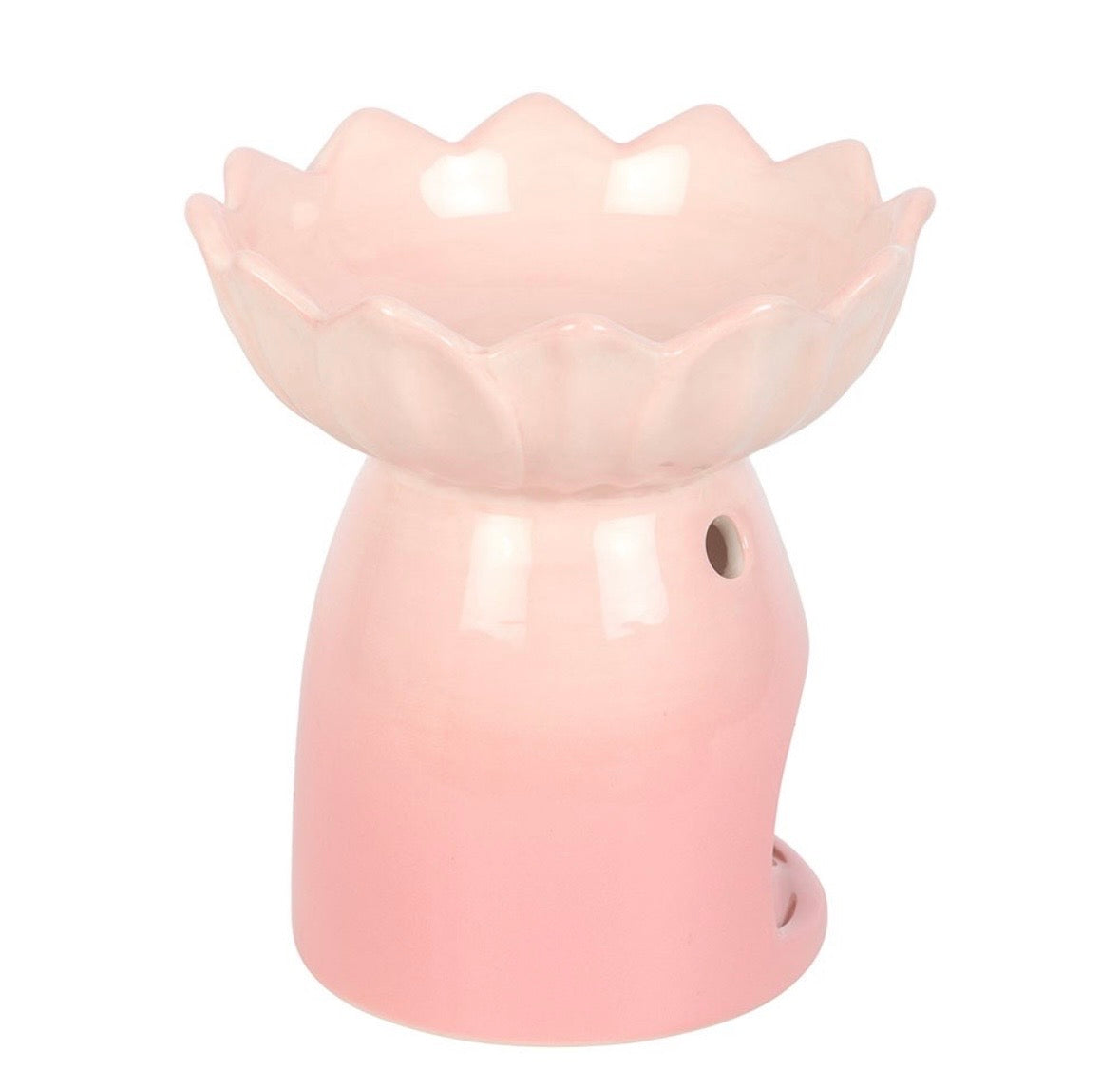 Pink Water Lily Wax Melt Burner