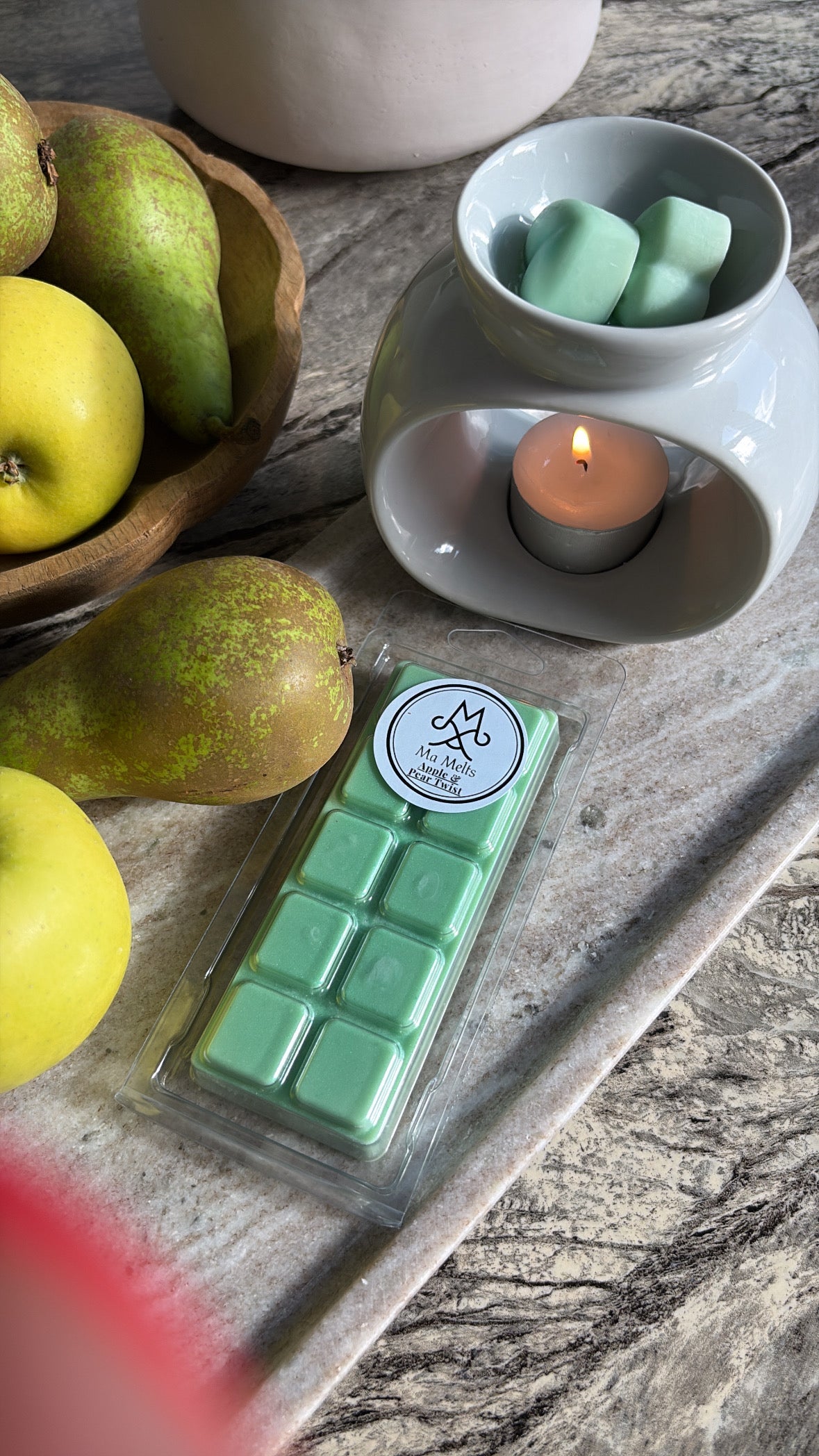 Apple & Pear Twist Fragranced Wax Melt 50g