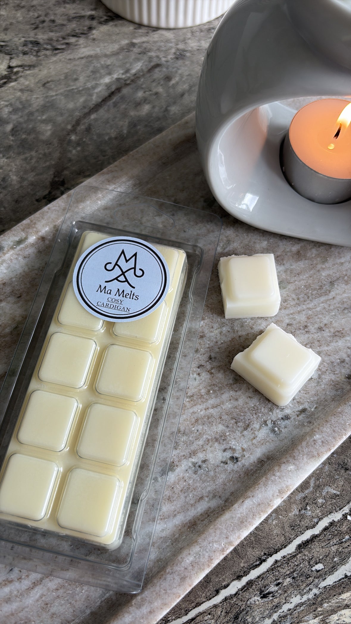 Cosy Cardigan Fragranced Wax Melt Snapbar 50g