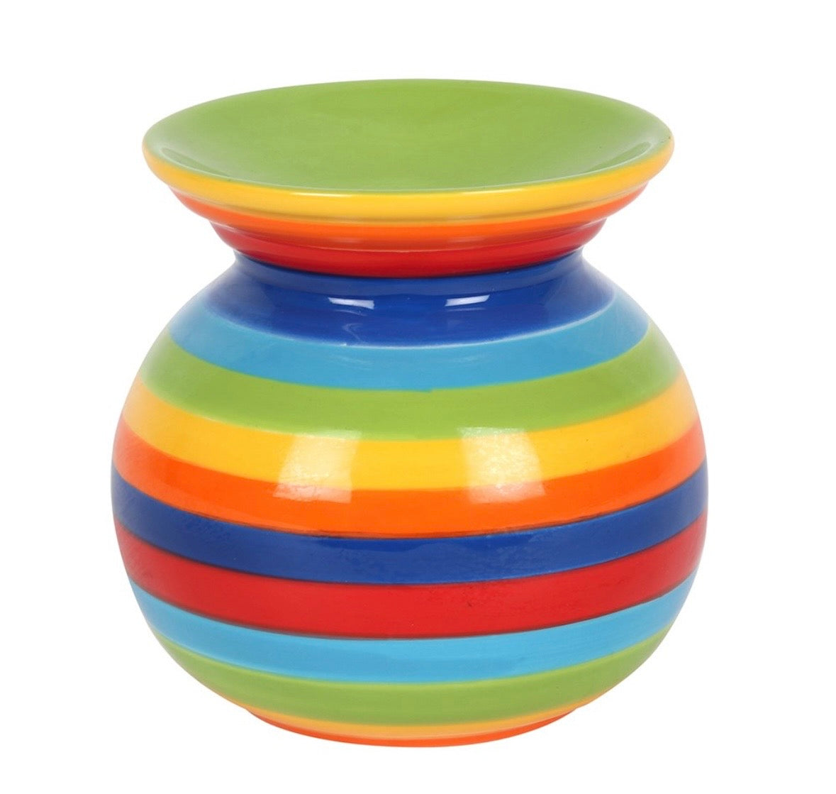 Rainbow Stripe Wax Melt Burner