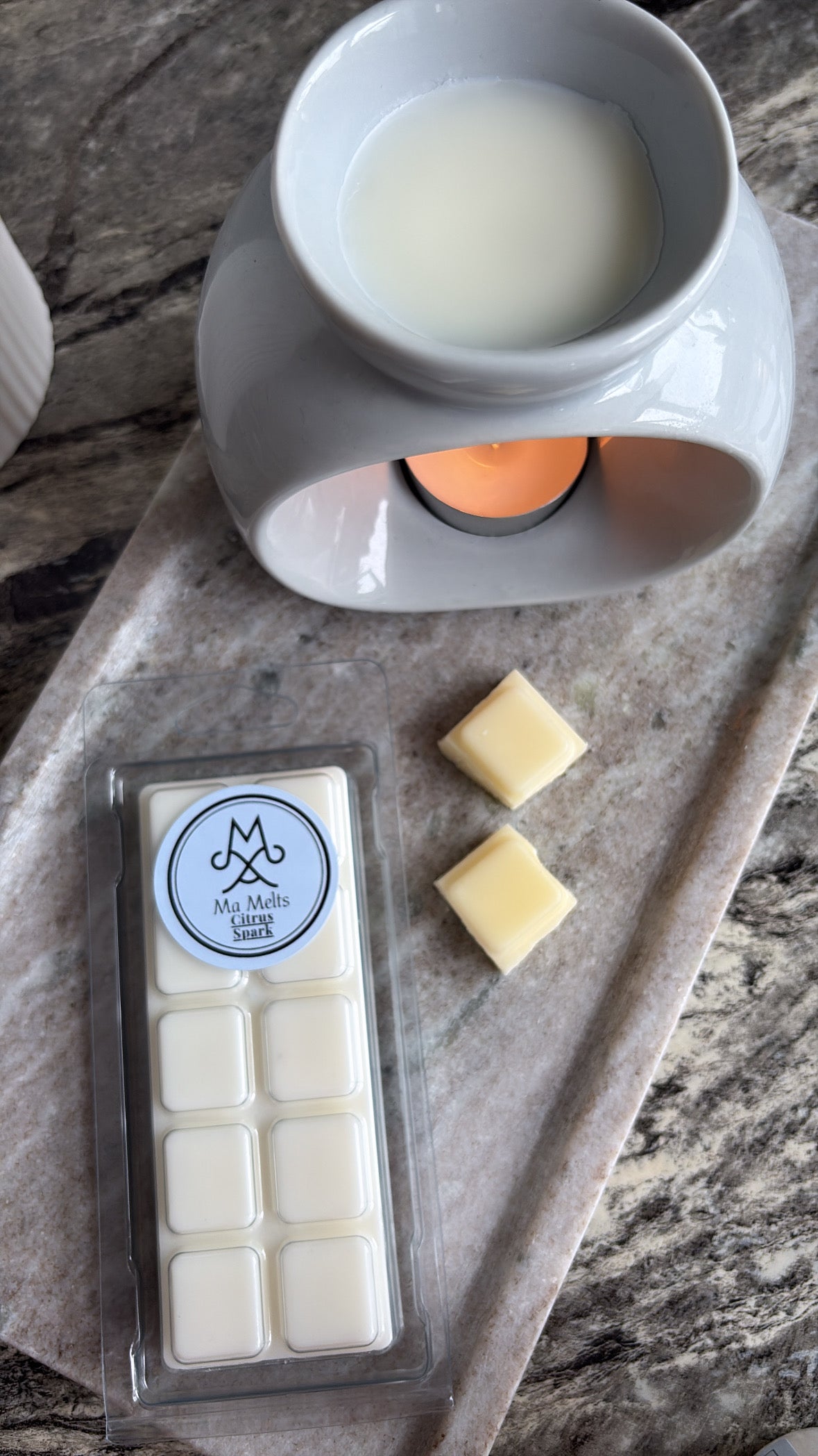 Citrus Spark Fragranced Wax Melt Snapbar 50g