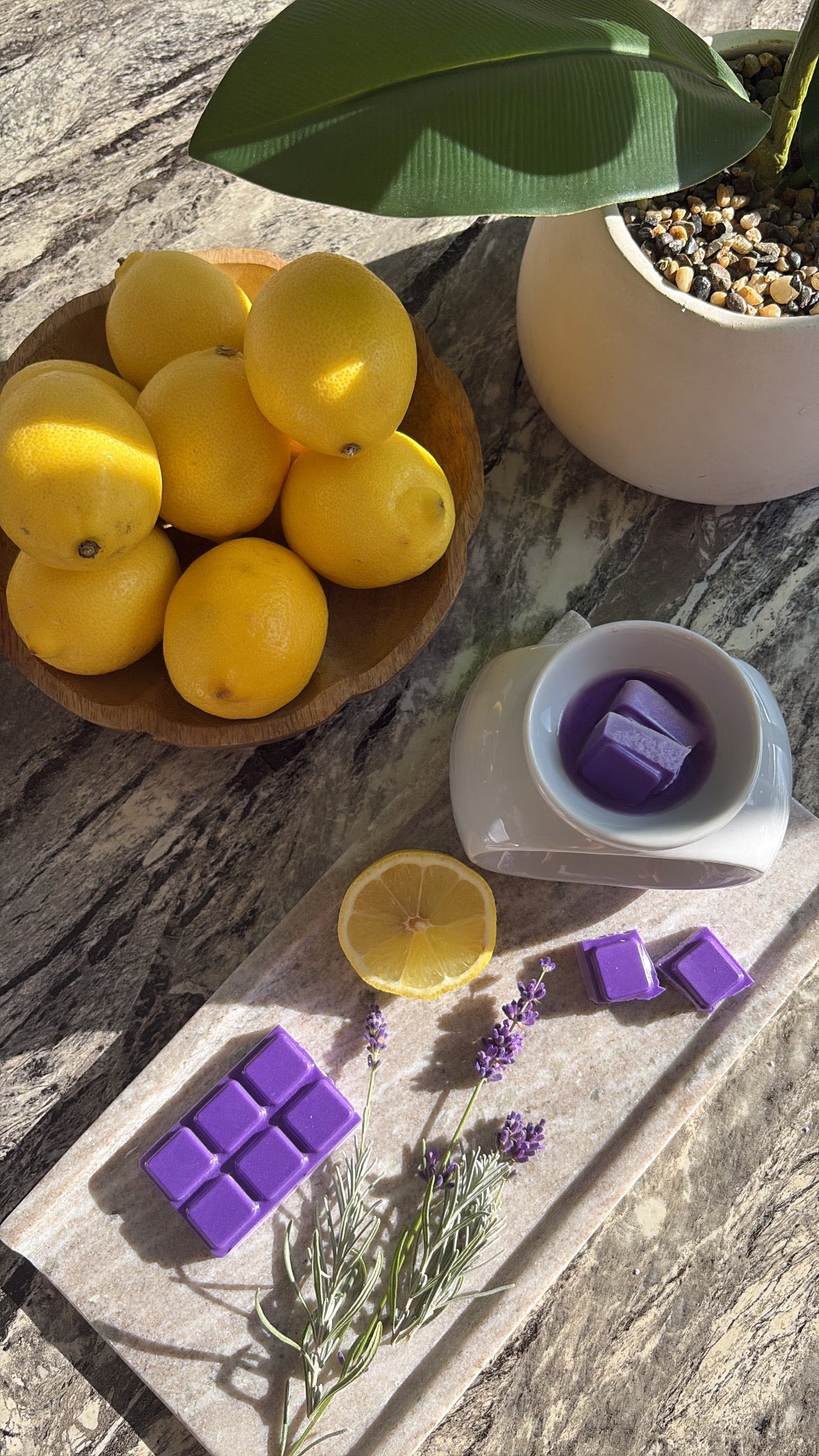 Lemon Lavender Fragranced Wax Melt Snapbar 50g