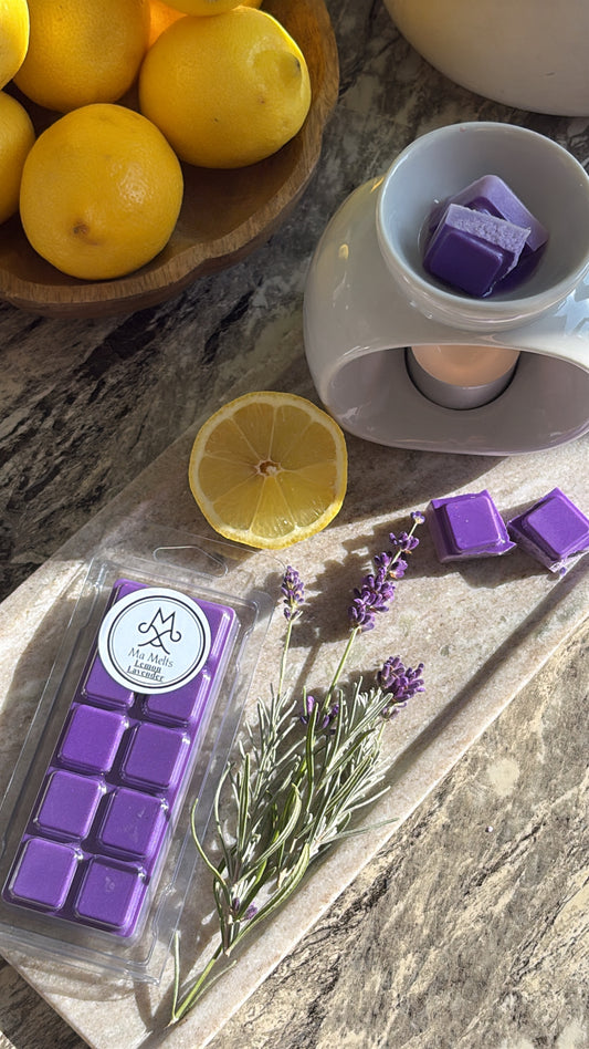 Lemon Lavender Fragranced Wax Melt Snapbar 50g