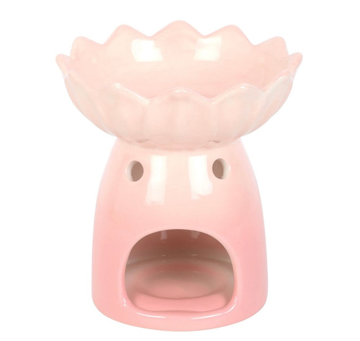 Pink Water Lily Wax Melt Burner