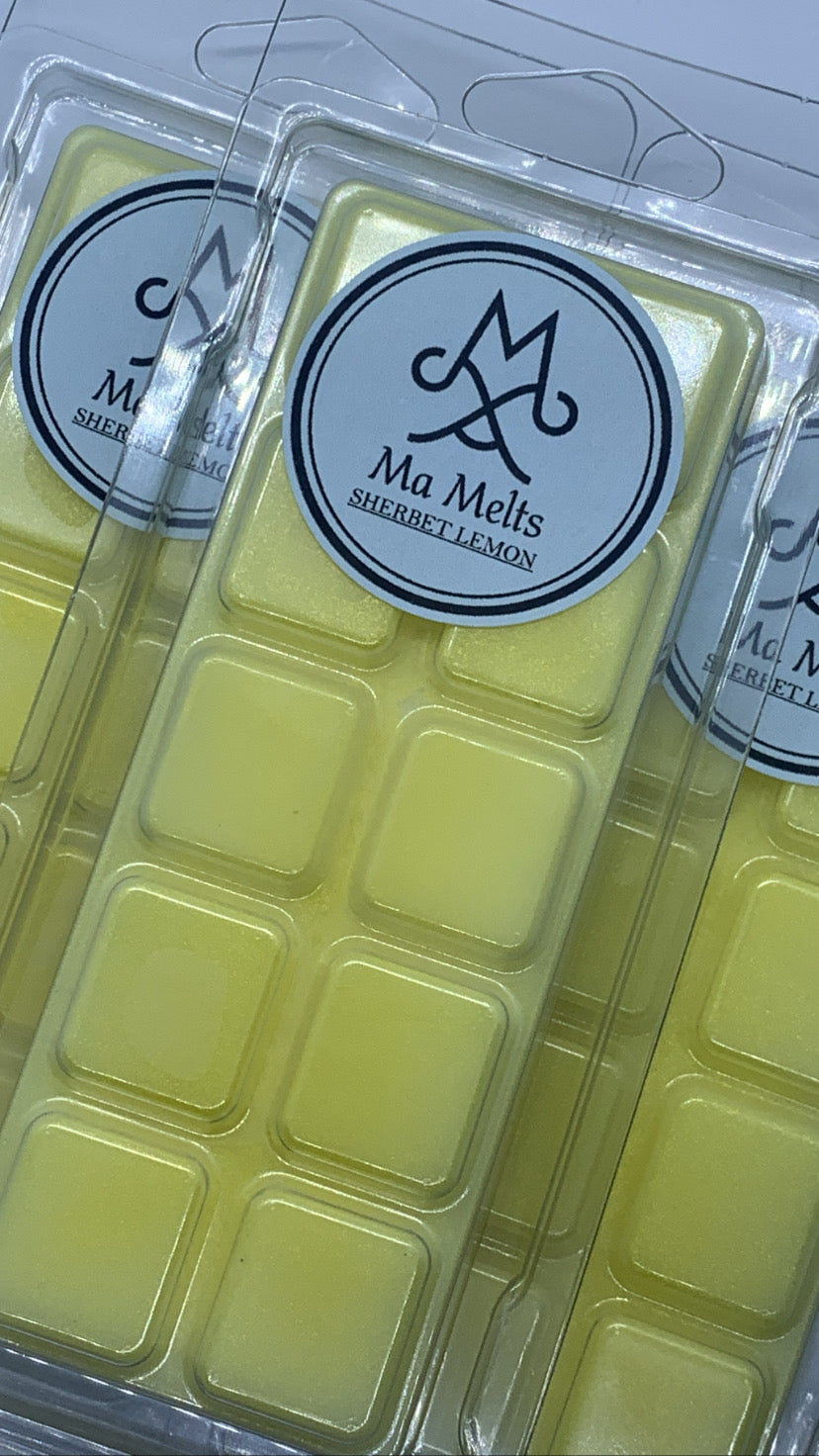 Sherbet Lemon Fragranced Wax Melt Snapbar 50g